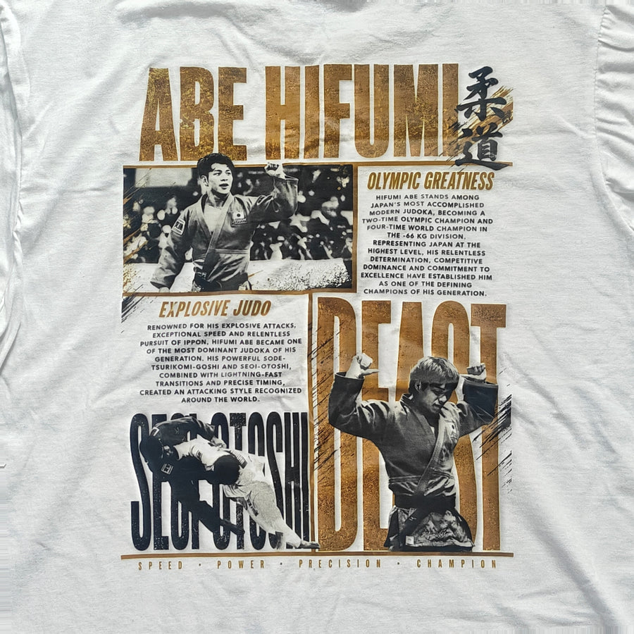 Hifumi Abe T-Shirt — design close-up