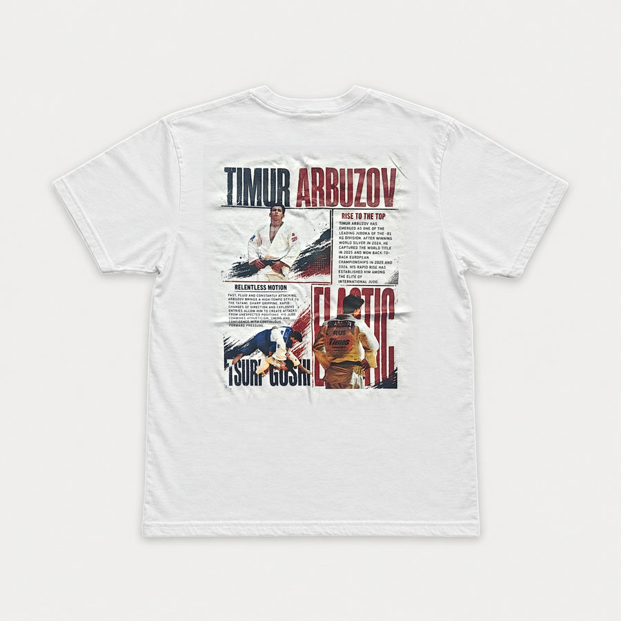 Timur Arbuzov T-Shirt — full shirt laid flat