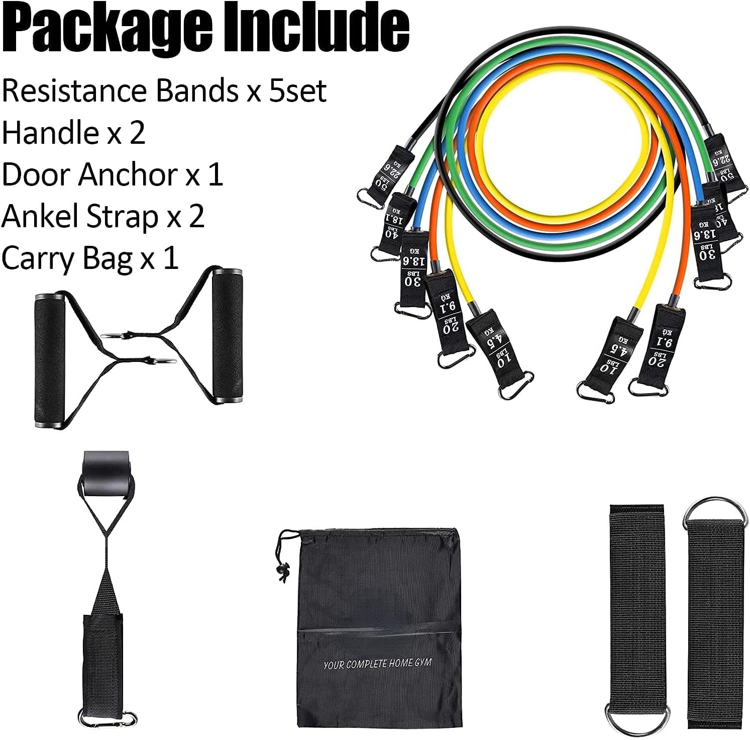 Judo Resistance Bands Set – 5 Levels for Uchi Komi, Strength & Conditioning