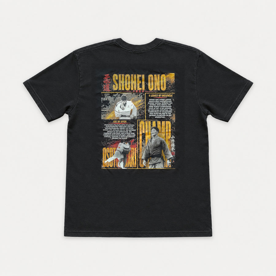 Shohei Ono T-Shirt — full shirt laid flat