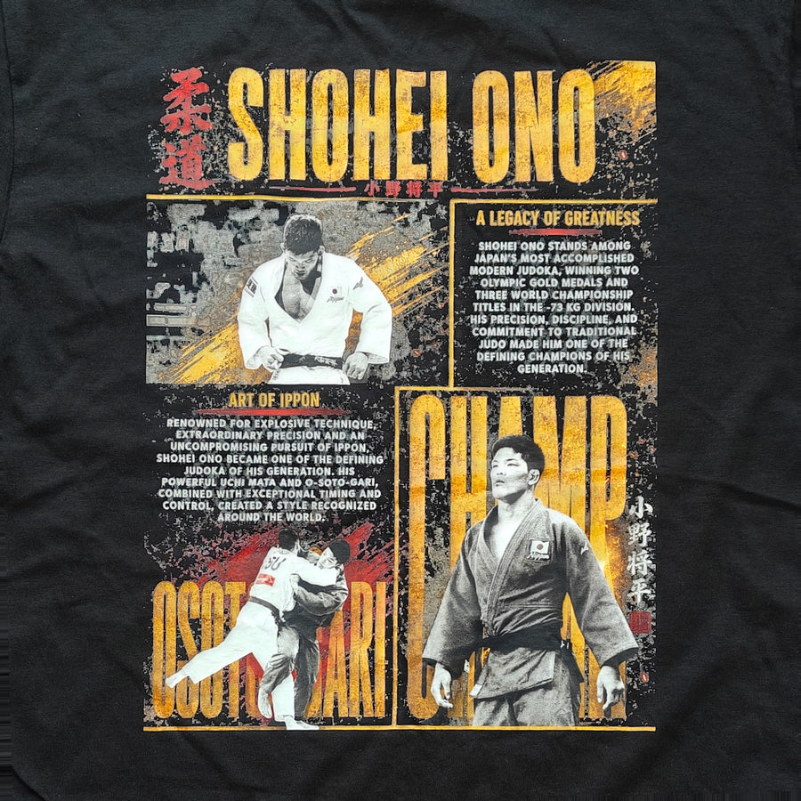 Shohei Ono T-Shirt — design close-up